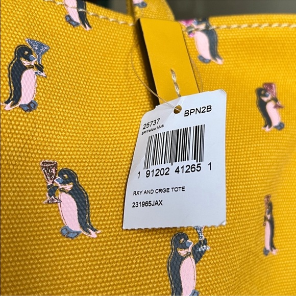 Coach Rex & Penguin Tote NWT - Picture 6 of 13